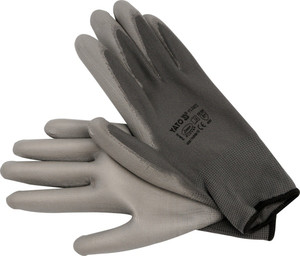 Yato Nylon Gloves Grey 10 7472