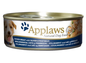 Applaws Dog Food Chicken Breast with Salmon and Vegetables Tin 156g