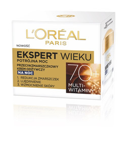 L'Oreal Age Expert 70+ Nourishing Anti-Wrinkle Night Cream 50ml