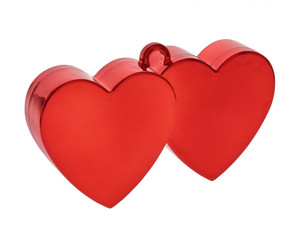 Weight for Balloons Hearts, red