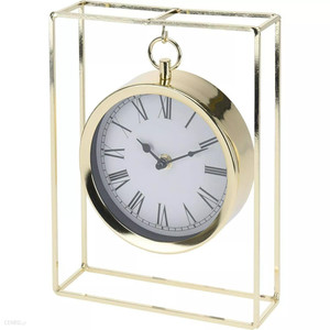 Table Desk Clock Barrera, gold