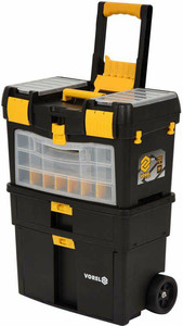 VOREL Mobile Tool Cabinet with Removable Organizer