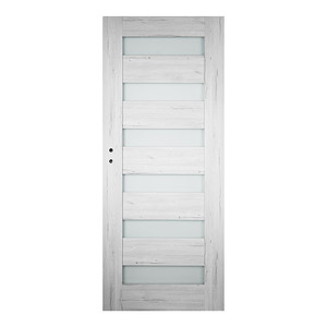Internal Door Trame 90, right, silver oak