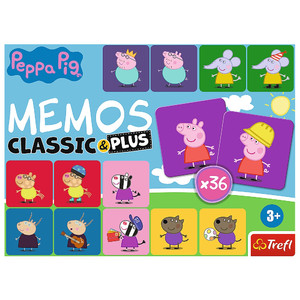 Trefl Memos Classic and Plus Peppa Pig Game 3+