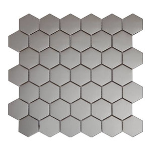 GoodHome Mosaic Tile Albena 30 x 30 cm, 1pc, grey