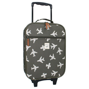 Kidzroom Trolley Suitcase Current Legend Aeroplane, khaki