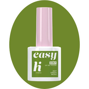Hi Hybrid UV Gel Polish Easy 3in1 #617 Green Moss Vegan 5ml