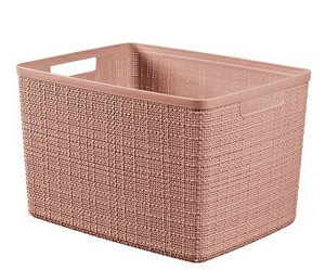 Curver Storage Basket L 20l, powder pink