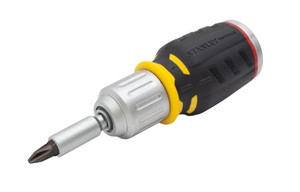 Stanley FATMAX Mini Ratcheting Multibit Screwdriver with 6 Tips