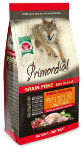 Primordial Dog Dry Food Grain Free Mini Adult Quail & Duck 6kg