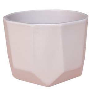 GoodHome Plant Pot 9cm, indoor, pink