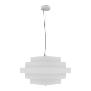 GoodHome Pendant Lamp Euboea 1x E27, matt white