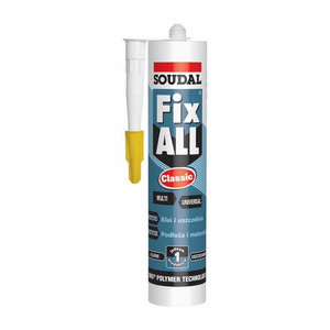 Soudal Sealant Adhesive Fix All Classic 290ml, white