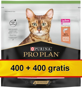 Purina Pro Plan Cat Dry Food Sterilised Optisenses Salmon 800g (400+400g free)