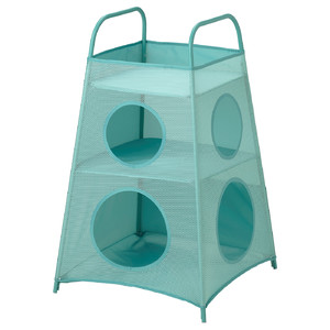 TIGERFINK Storage with compartments, turquoise