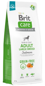 Brit Care Grain Free Adult Large Breed Salmon Dry Dog Food 12kg