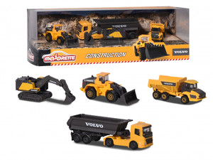 Majorette Volvo Construction Vehicles Set 4pcs 3+