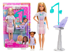 Barbie Dentist Doll With Blonde Fashion Doll JCR74 3+