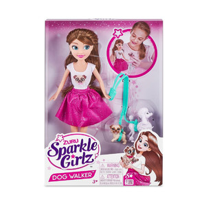 ZURU Sparkle Girlz Dog Walker Doll 10.5" 3+