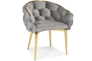 Glamour Chair BALLOON, grey