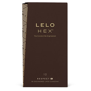 Lelo Condoms HEX Respect XL Latex Condoms 12pcs