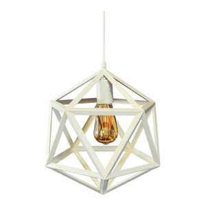 Pendant Lamp Denmark 1 x 20W E27, white