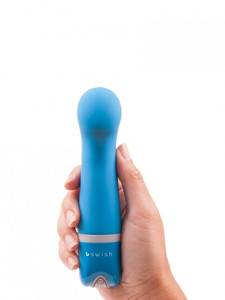 B Swish Vibrator bdesired Deluxe Curve, blue lagoon