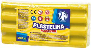 Astra Plasticine 500g, yellow