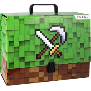 Document Carry Case with Handle A4/95mm Pixel Game