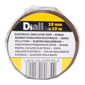 Diall Brown Electrical Tape 19 mm x 10 m