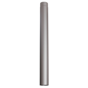 Chimney Straight Pipe 0.6 x 120 mm x 1m