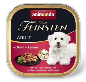 Animonda vom Feinsten Dog Wet Food Adult Beef & Lamb in Sauce 150g