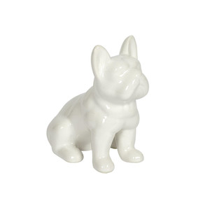 Decoration French Bulldog S, white