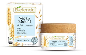 Bielenda Vegan Muesli Moisturising Face Day & Night Cream for Dry, Dehydrated & Sensitive Skin 50ml