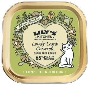 Lily's Kitchen Cat Food Lamb Paté/Lovely Lamb Casserole 85g