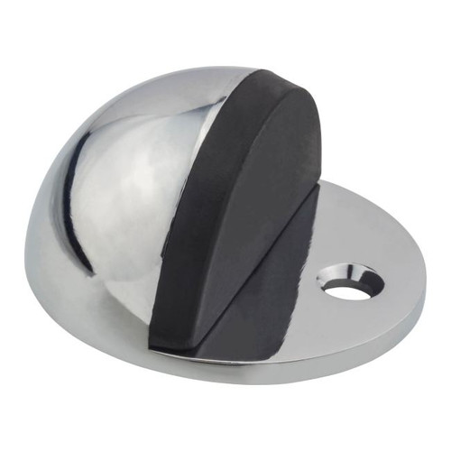 Stahl Door Stopper, hemisphere, chrome