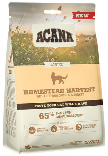 Acana Homestead Harvest Cat & Kitten Dry Food 340g