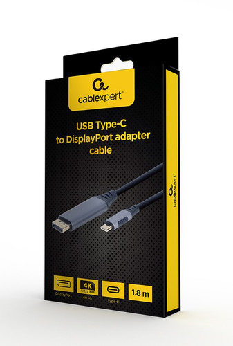 Gembird Adapter Cable USB-C to DisplayPort 1.8m