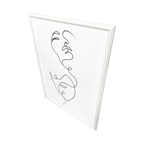 GoodHome Picture Frame Blanton 70 x 100 cm, white