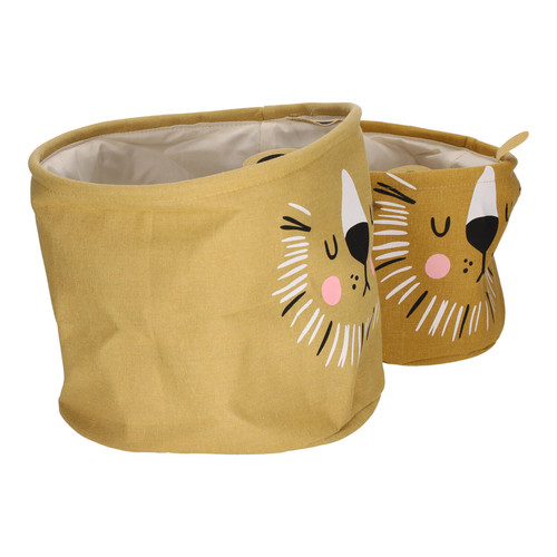 Storage Basket Set 2pcs, Lion