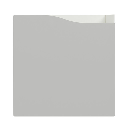 KALLAX Insert with door, grey, 33x33 cm