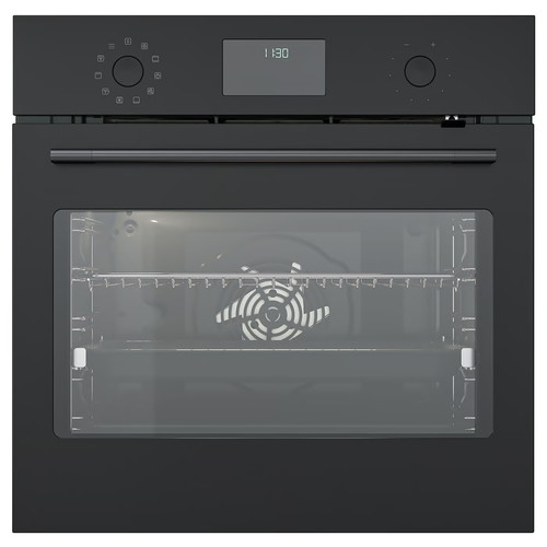 FRILLESBO True fan oven, added steam function bake function/black IKEA 500