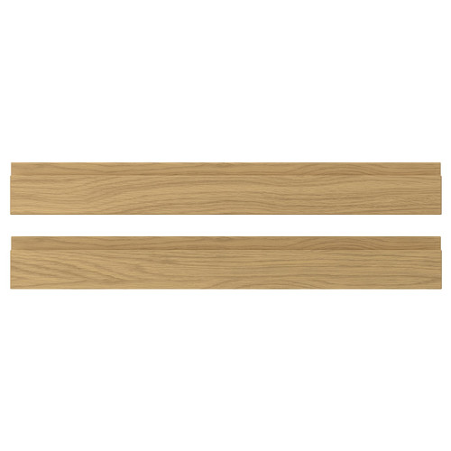 VOXTORP Drawer front, oak effect, 80x10 cm