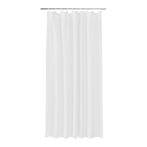 Shower Curtain GoodHome Koros 180 x 200 cm, white