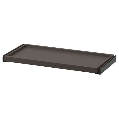 KOMPLEMENT Pull-out tray, dark grey, 75x35 cm
