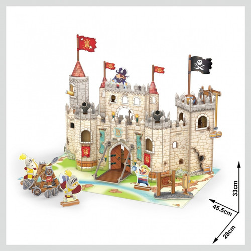 Cubic Fun 3D Puzzle of Pirate Knight Castle 7+