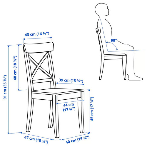 ROSENTORP Chair, black