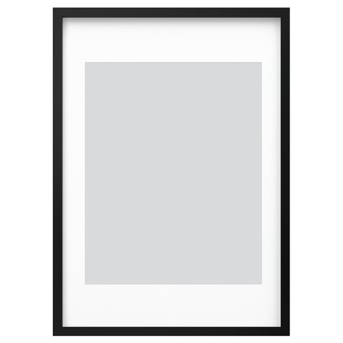 RÖDALM Frame, black, 50x70 cm