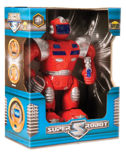 Super Robot, battery-operated, assorted colours, 3+