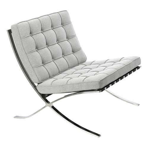 Chair BA1, fabric, light grey